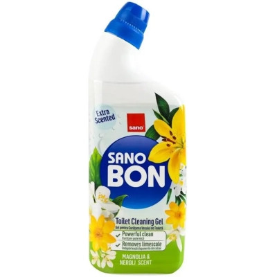 Средство для чистки унитаза Sano Sanobon Магнолия-Нероли 750 мл (7290108352146) Винница - изображение 1