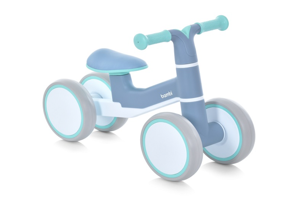 Біговел дитячий Bambi 7 дюймів 4 колеса EVA Блакитний (M 5857-12) Чернігів - фото 1