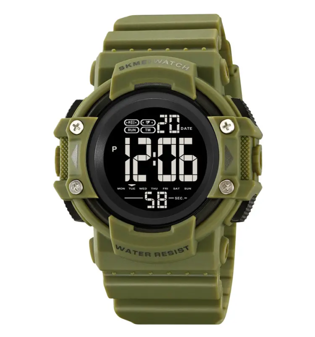 Часы мужские спортивные наручные Skmei 2195 (Зеленый) Киев - изображение 1