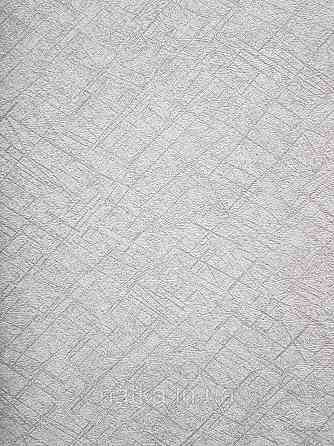 Шпалери вінілові на флізеліні гарячого тиснення DU&KA 1.06х10 вензель основа під штукатурку сірі коричневі Київ