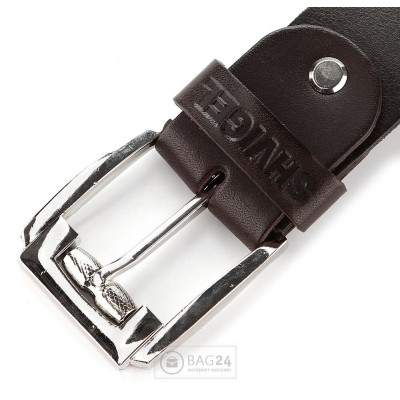 Ремень Shvigel Мужской из натуральной кожи (13785) Винница - изображение 3