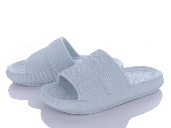 Жіночі шльопанці пінка блакитний foam Київ - фото 5