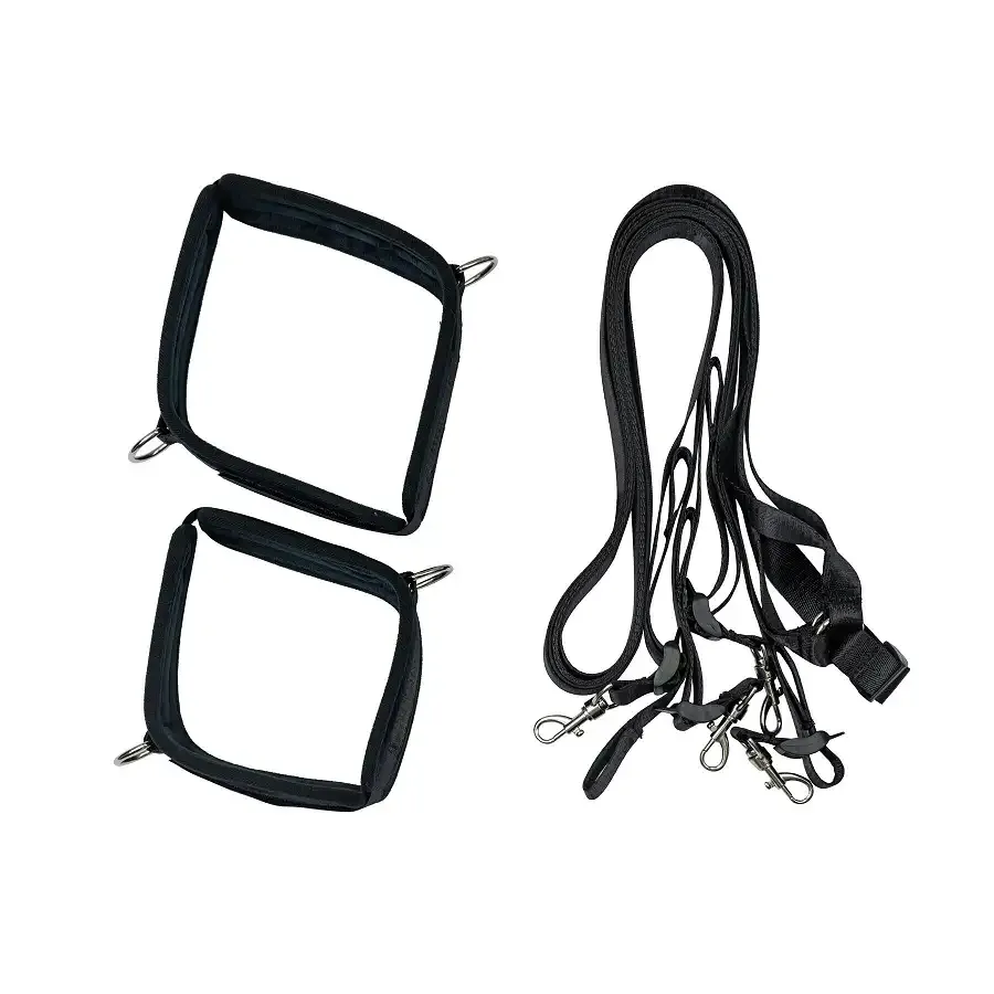 Розтяжка на ліжко Punishment - 5-Piece Bed Restraint Kit - Black Львів - фото 3
