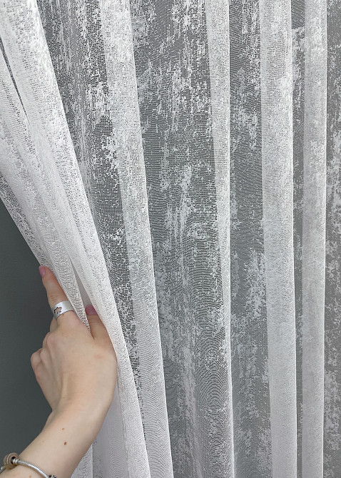 Тюль жаккард, 