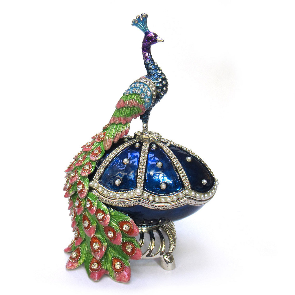 Шкатулка для украшений со стразами Павлин Киев - изображение 1