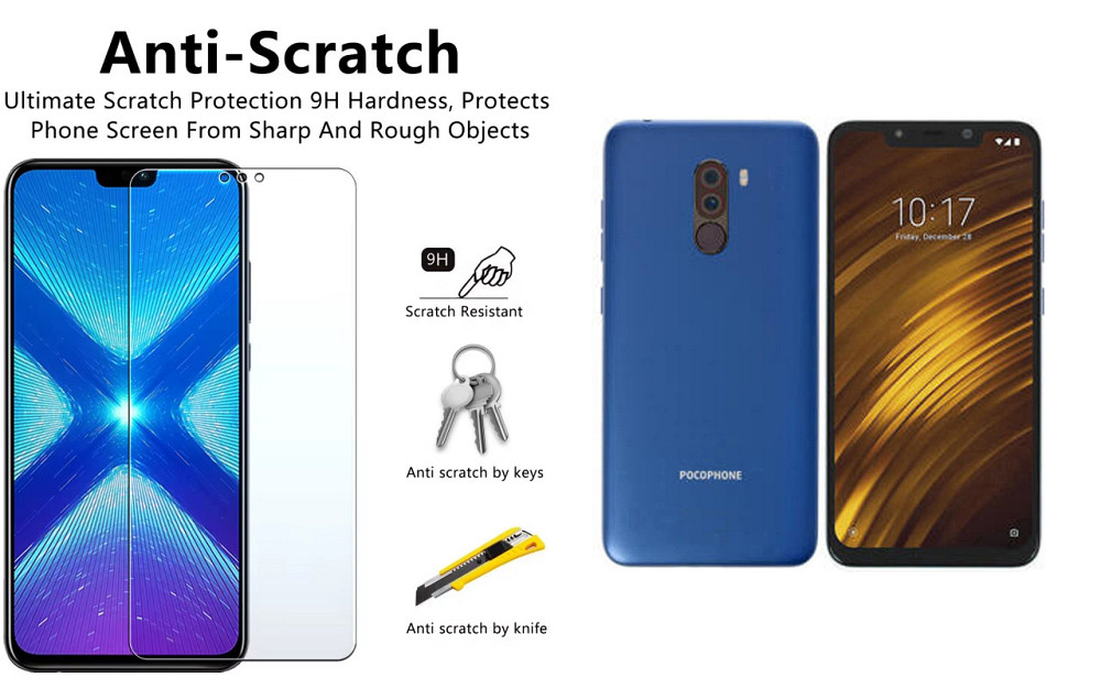 Захисне скло NeoGlass для Xiaomi Pocophone F1 – надпрозоре та стійке Київ - фото 1