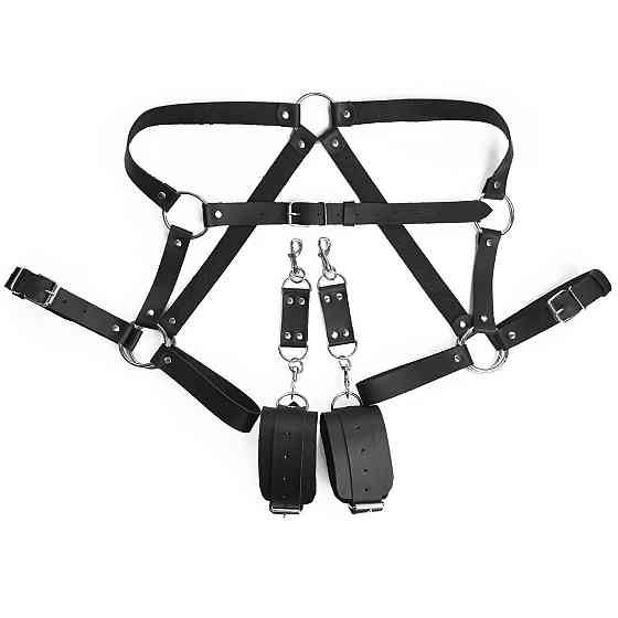 Бондажный набор Art of Sex – Bondage set Anasteisha L-2XL, черный Sex Aura Киев