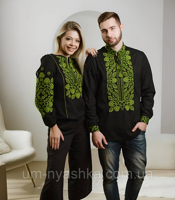 Жіноча вишиванка натуральна "Владана чорна" р.S-XХL Кривий Ріг - фото 1