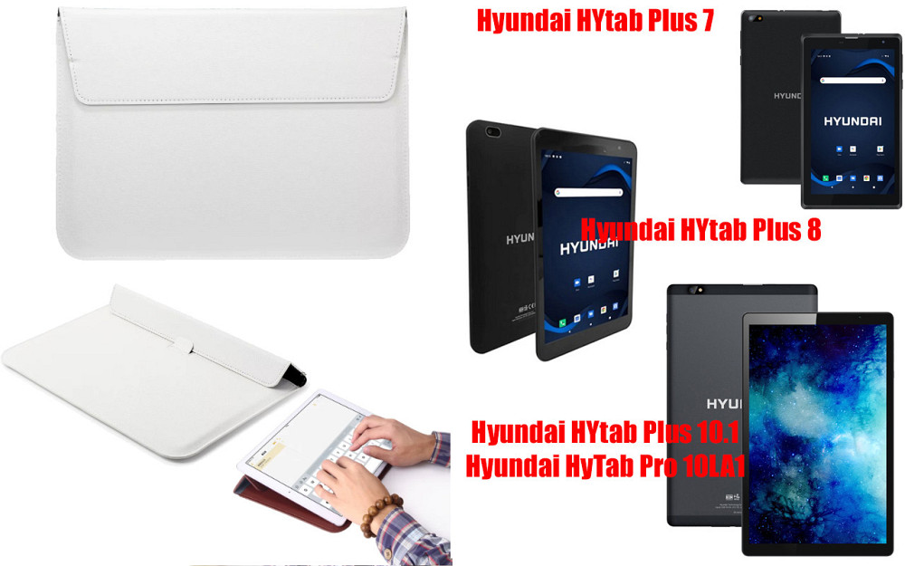 Чохол-конверт VitoCase для Hyundai HYtab Plus 7, Plus 8, Plus 10.1, Pro 10, з функцією підставки для планшета Київ - фото 1