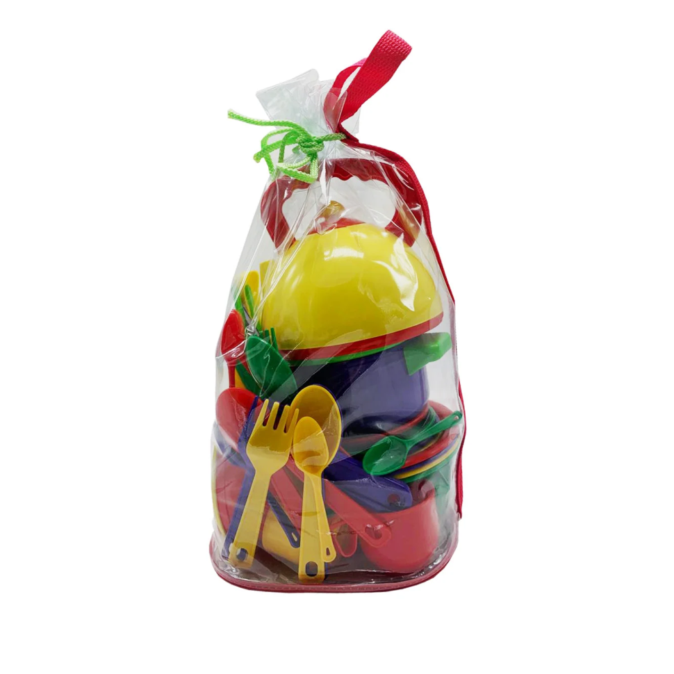 Детский игровой набор посудки ЮНИКА 71023 33 предмета Разноцветный Винница - изображение 1