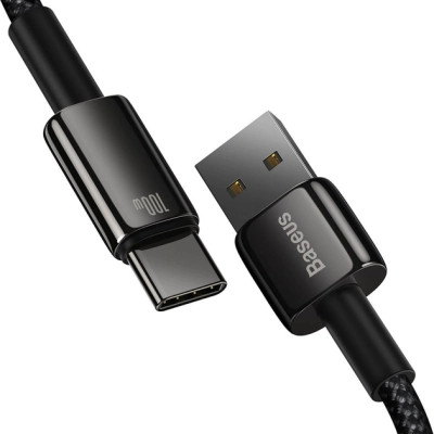 Дата кабель USB 2.0 AM to USB-C 1.0m 100W black Baseus (CAWJ000001) Винница - изображение 9