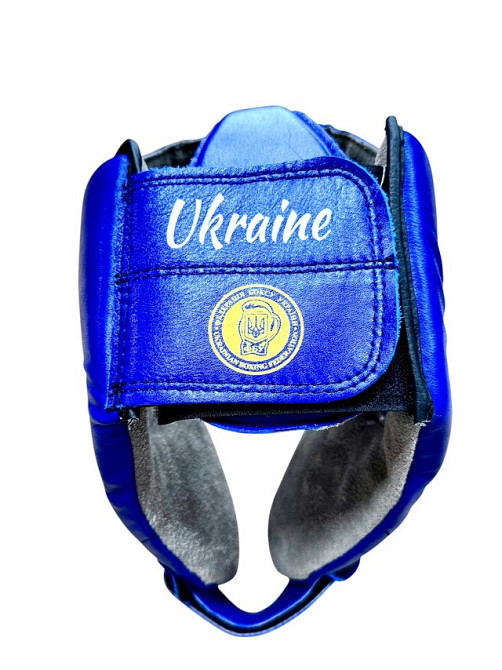 Шолом боксерський відкритий з посиленим захистом верхівки шкіра BOXER 2032 М-XL Вишнёвое - изображение 6