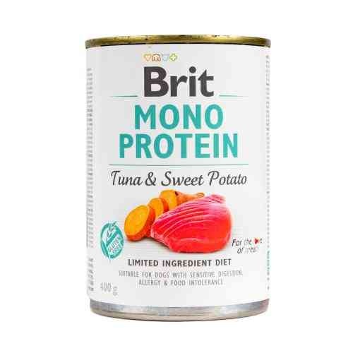 Корм вологий Brit Mono Protein Tuna and Sweet Potato для собак з тунцем та бататом 400 г Киев