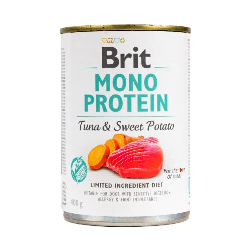 Корм вологий Brit Mono Protein Tuna and Sweet Potato для собак з тунцем та бататом 400 г Киев - изображение 1