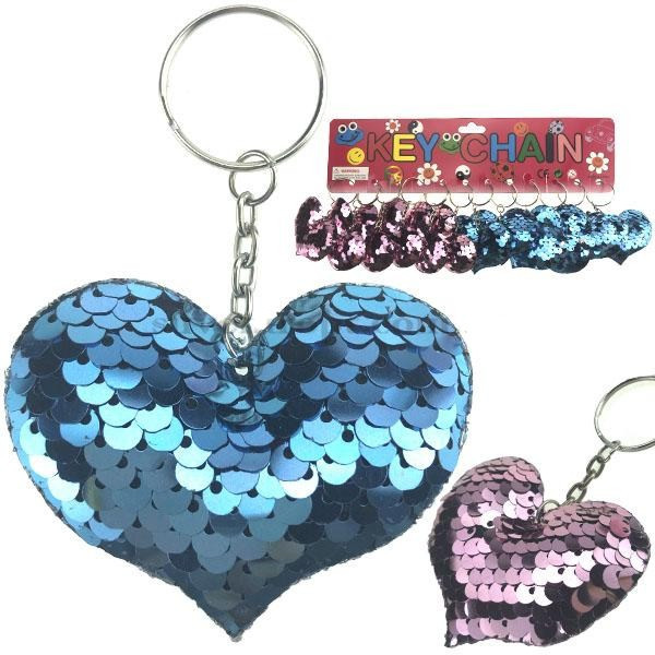 Брелок блестящий Сердце 12 шт Киев - изображение 1