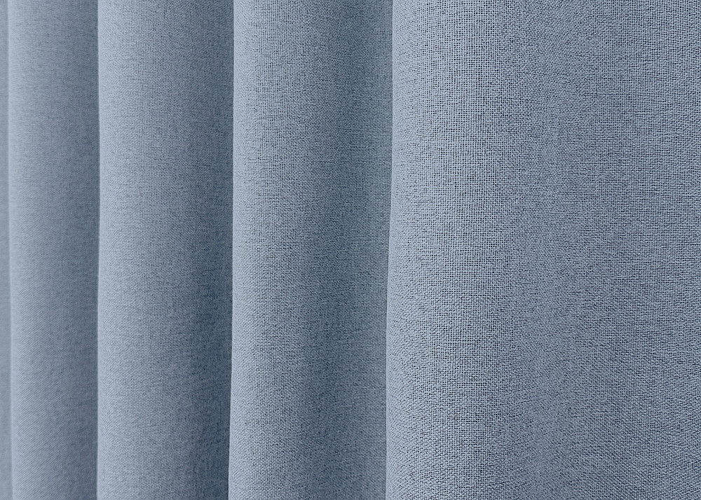 Комплект готових штор VR-Textil Блекаут двосторонній ASHEN NIGHT № 1839ш Блакитний 150х270 см 2 шт (33-0871) Київ - фото 8