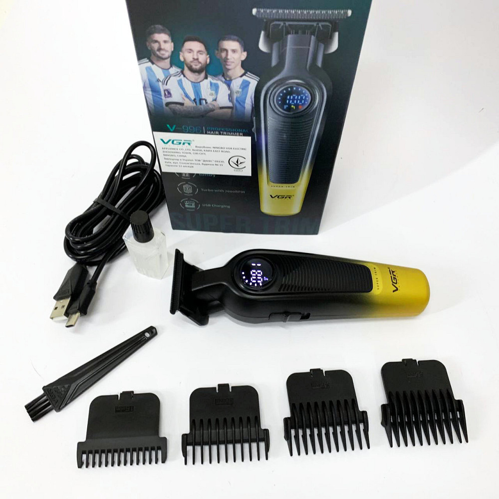 Профессиональная бритва-машинка для стрижки волос, Машинка для стрижки волос и затылка XJ-69 Львов - изображение 12