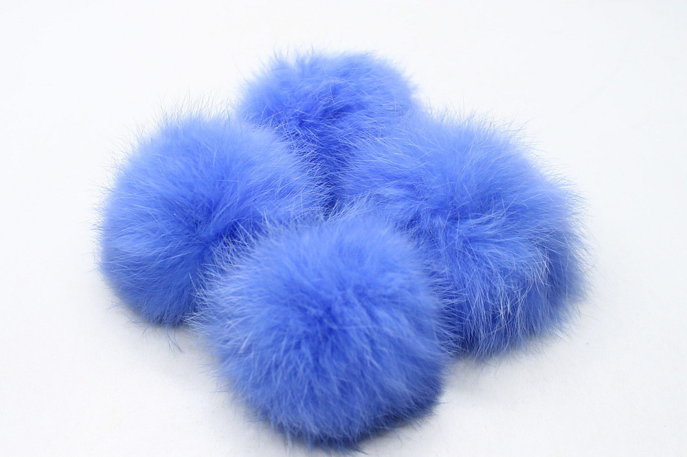 Помпон з хутра кролика різні кольори Харків - фото 3