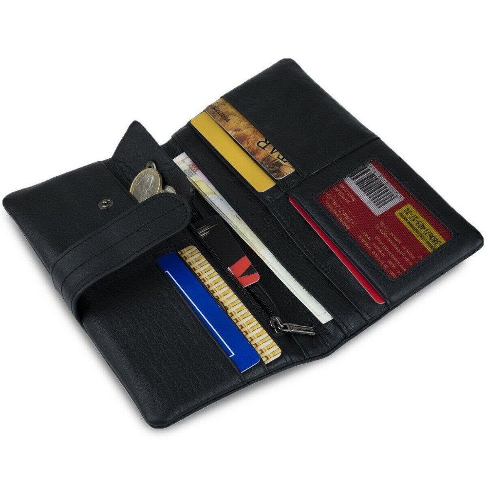 Кошелек универсальный Vintage 14913 Черный Киев - изображение 2