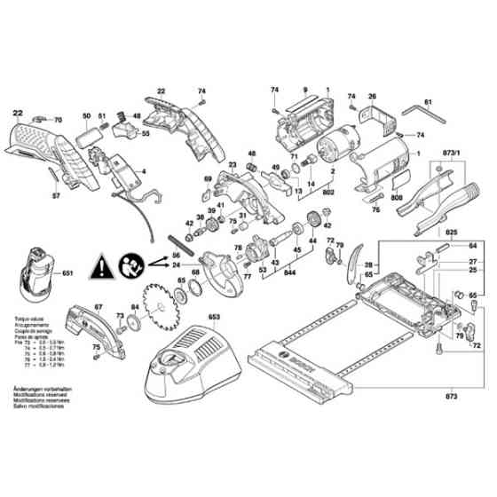Аккумуляторная дисковая пила Bosch GKS 12V-26 12В, 85 мм, 1400 об/мин, без АКБ Киев