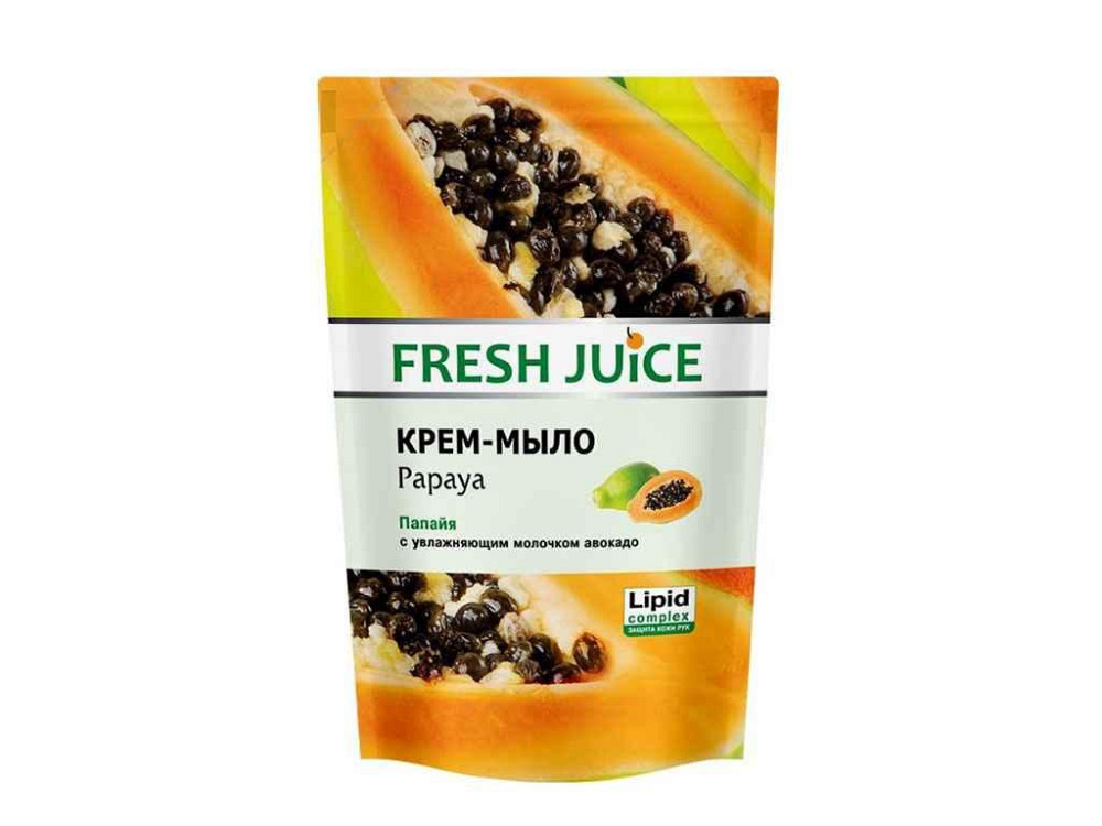 Рідке крем-мило 460 мл ДойПак (Papaya) ТМ FRESH JUICE Київ - фото 1
