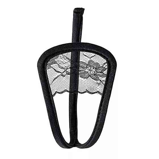 С стрінги чорні з мереживом унісекс - розмір універсальний Київ