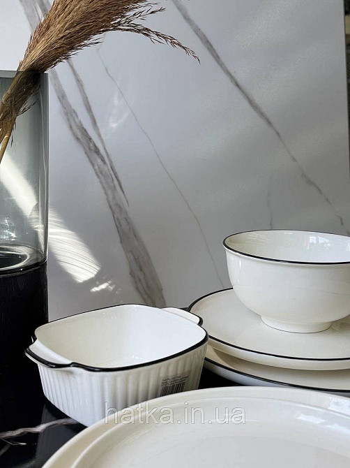 Тарілка глибока салатник "Вінтажний" 15*7 см 700 мл кераміка для дому та ресторанів Київ - фото 3