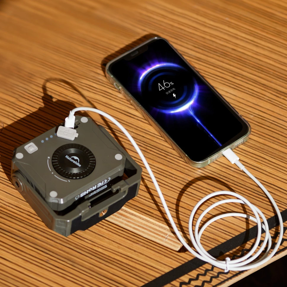 Фонарь прожектор Naturehike CNK2300012 с белым и красным светом Зеленый Винница - изображение 10