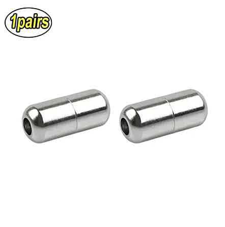 Застежка для шнурков металлическая 2 шт Смела