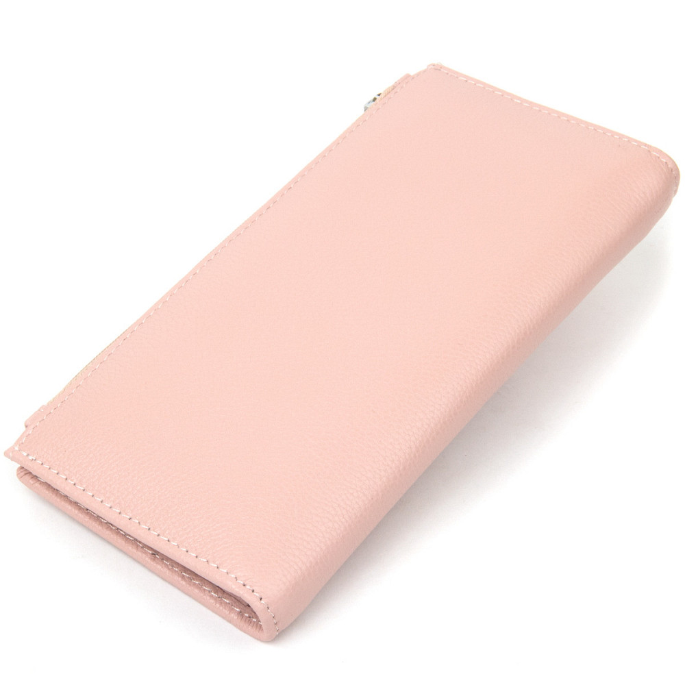 Жіночий гаманець з натуральної шкіри ST Leather 19383 Рожевий Київ - фото 2