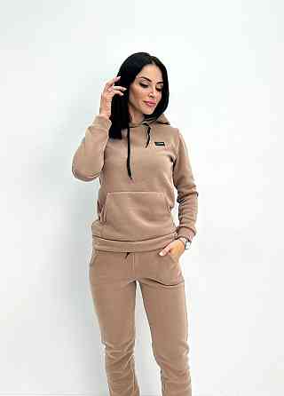 Теплий спортивний костюм "Whisper" оптом  Норма 46-48, Капучино Київ