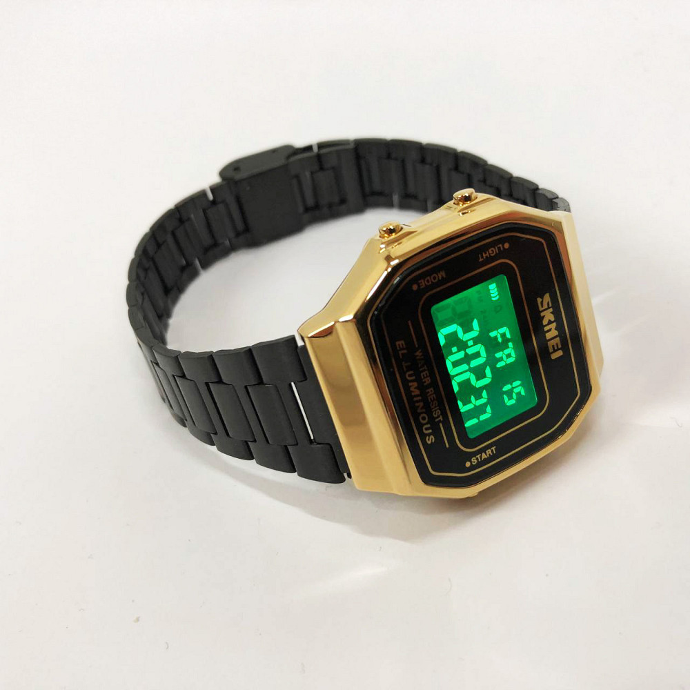 Армійський годинник топ SKMEI 1647GDBK, Хороший наручний годинник чоловічий, KS-613 Водонепроникний годинник Київ - фото 4