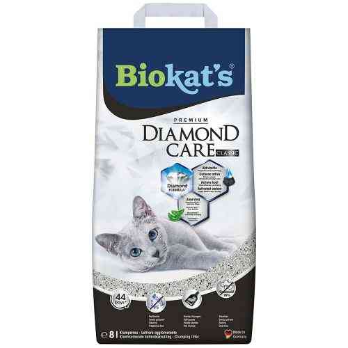 Наполнитель Biokats для кошачьего туалета Diamond Classic бентонитовый 8 л Киев