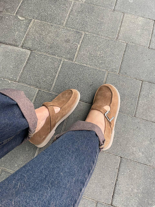 Vanessa Лофери жіночі VANESSA T-304-01 пісочна (весна-осінь, замша натуральна) (5828) Коломия - фото 4