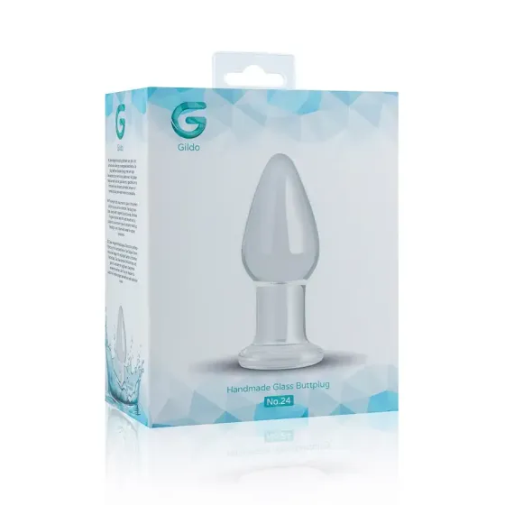 Скляна анальна пробка Gildo Glass Buttplug No. 24 Львів