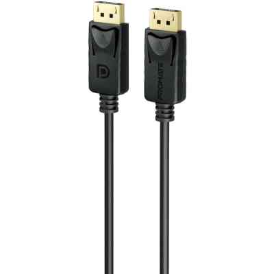 Кабель мультимедийный DisplayPort to DisplayPort 2.0m v1.4 black Promate (dplink-200.black) Винница