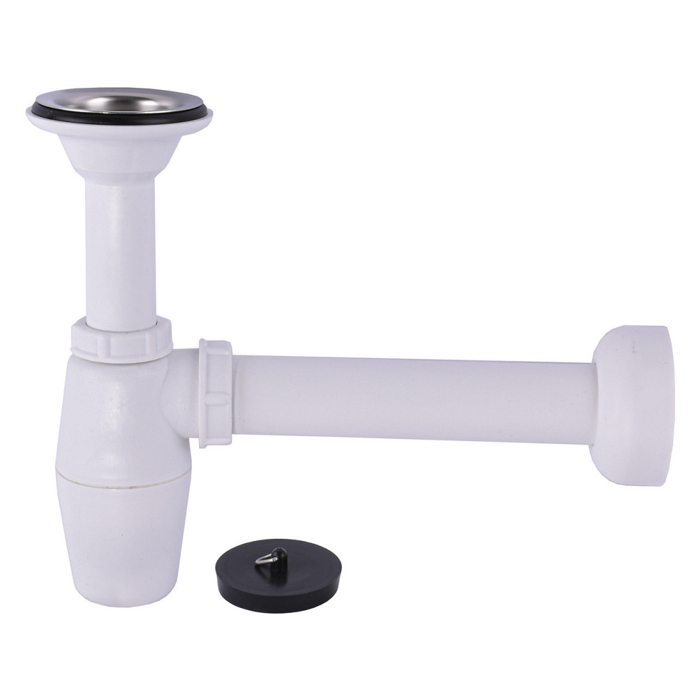 Сифон для раковины VIEGA 1 1/2″ x 1 1/2″ пластик белый бутыл. с/г 137182 (000000810) Киев - изображение 3