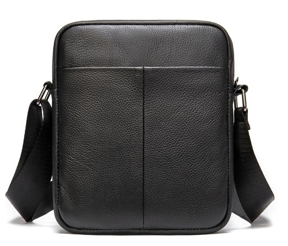 Сумка вертикальная кожаная Черная (Vintage) Киев - изображение 5