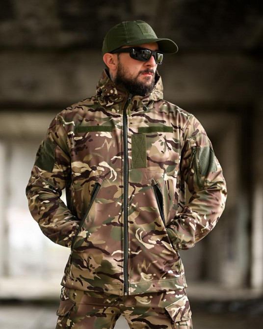 Демисезонный тактический костюм софтшел DEMENTIOZ мультикам ВТ6842 Одесса - изображение 5