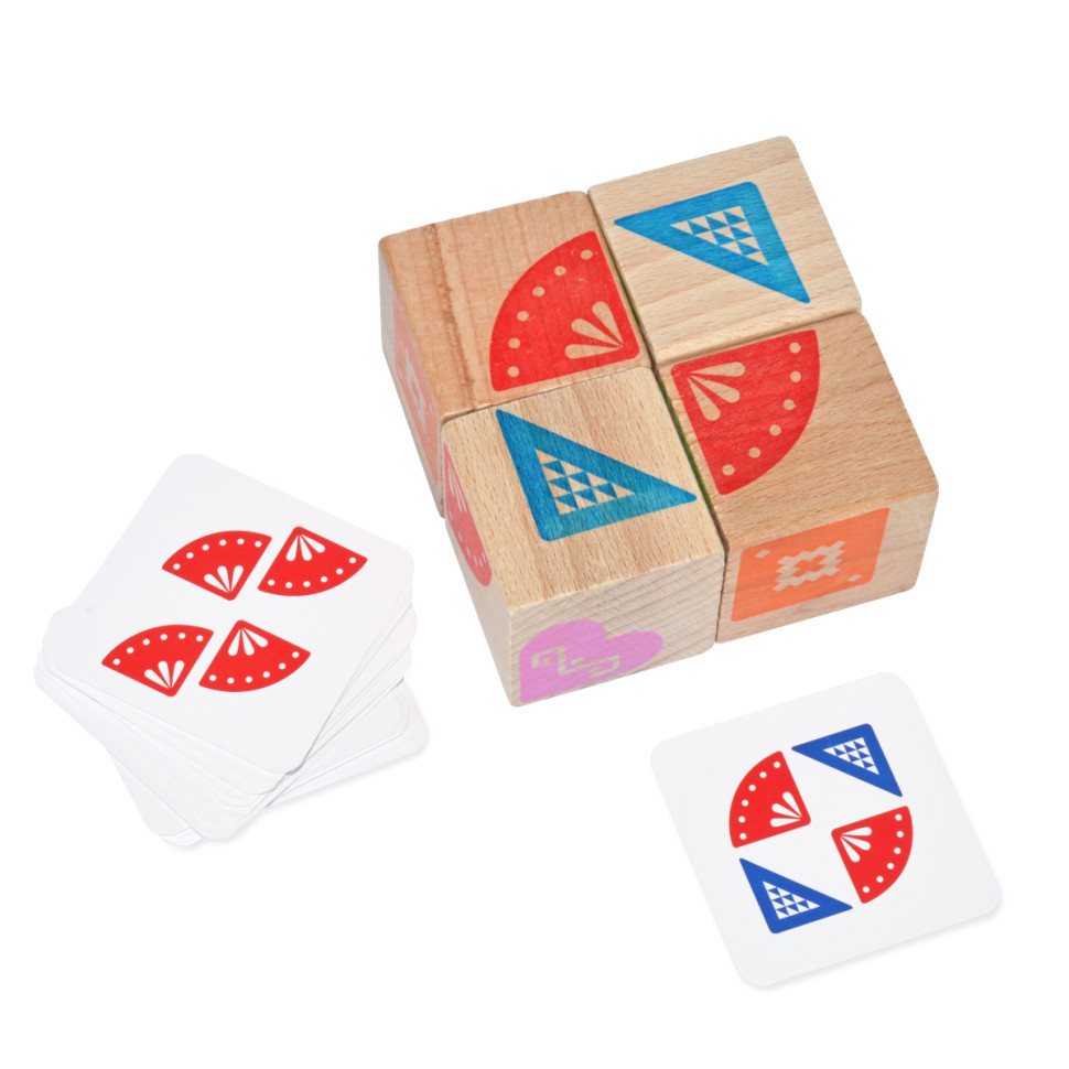 Обучающие логические кубики 