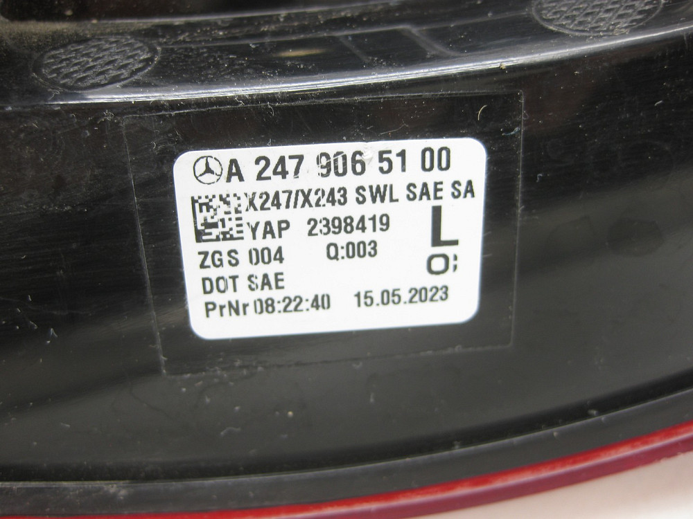 Mercedes-Benz  A2479065100 Ліхтар задній лівий для США EQB X243 GLB X247 Одеса - фото 8