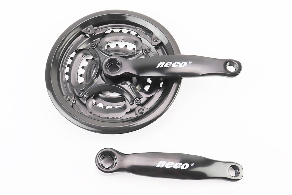 Шатуни "квадрат" 152мм, 42.34.24T MTB, чорні NSS-3001 Київ - фото 1