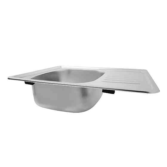 Кухонная мойка с нержавеющей стали Kroner KRP Dekor - 63х50 (0.8 мм) Киев