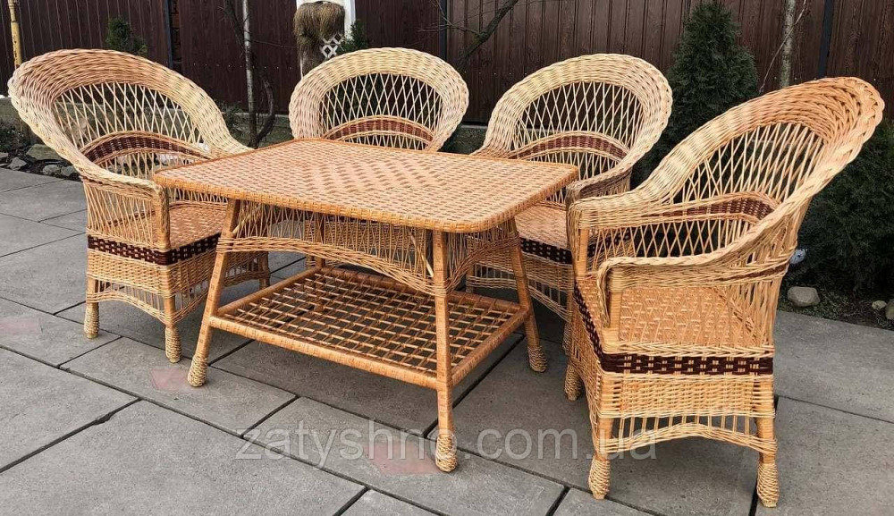 Затишні плетені меблі для дачі та саду Київ - фото 3