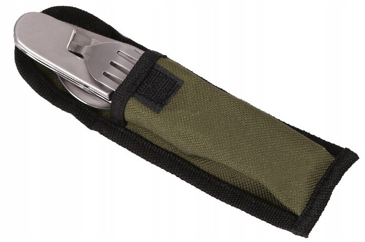 Туристичний Набір Столових приладів 6в1 + Чохол Mil-Tec від Sturm (14630000) Нержавіюча сталь Нововолинськ - фото 9