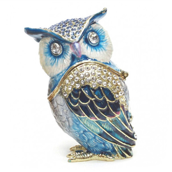 Шкатулка из металла подарочная под Фаберже Филин Киев - изображение 1