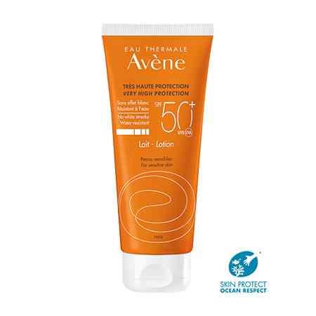Авен солнцезащитное молочко для чувствительной кожи SPF 50+ Avene Very High Protection Lotion SPF50+, 100 мл Днепр