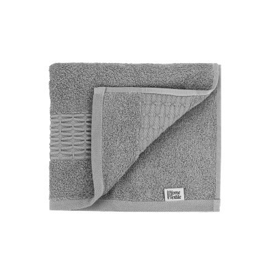 Рушник Ardesto набір махрових Lotus 2 шт 50х90 см індіго, 70х140см, 100% бавовна, сірий (ART2357SG) Вінниця - фото 4