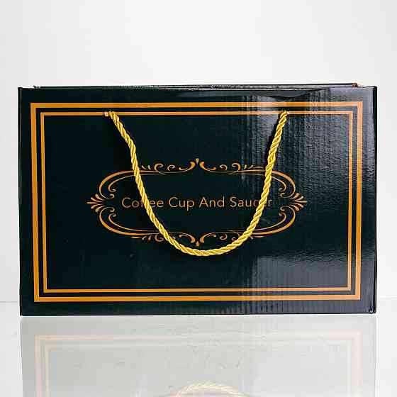 Парные фарфоровые чашки Queen&King с крышкой и ложкой Киев