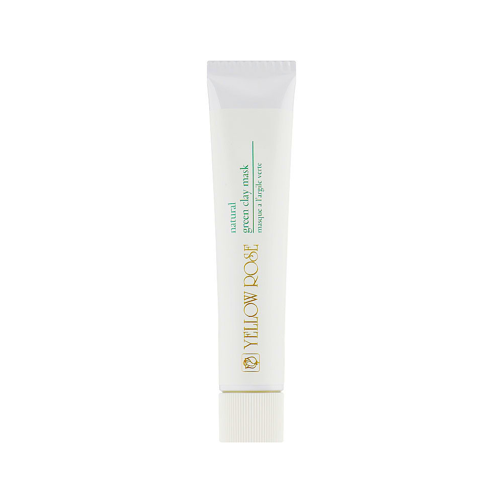 Натуральна маска із зеленої глини Natural green clay mask Yelow rose 250 мл Дніпро - фото 1